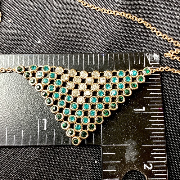 Vintage 1980’s SAQ Mesh Necklace & Earrings Set - Picture 10 of 11